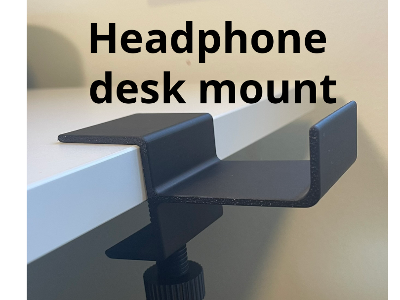 Desk Headphone mount