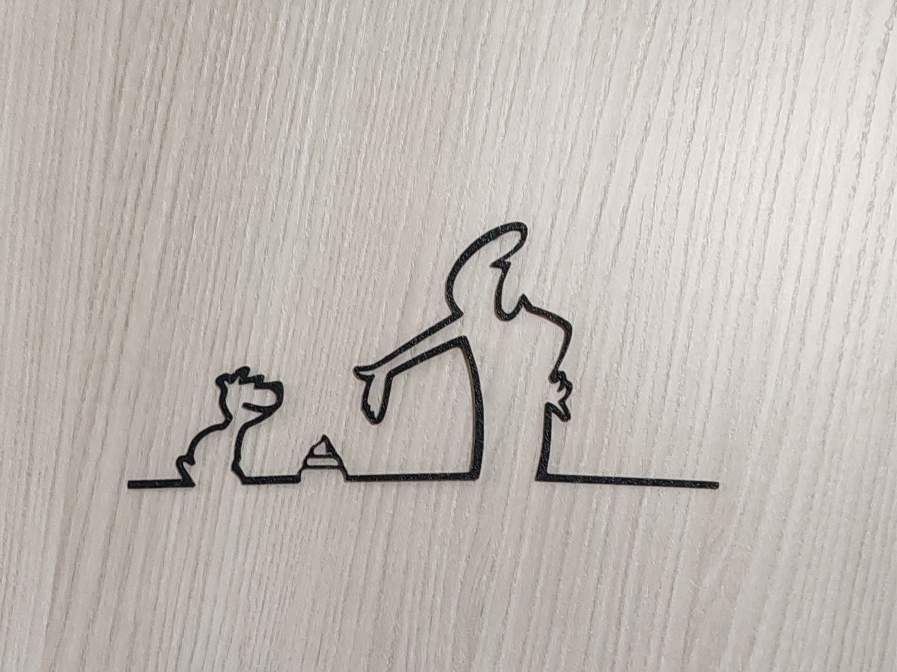 La linea - bad dog! 2d wall art home decor