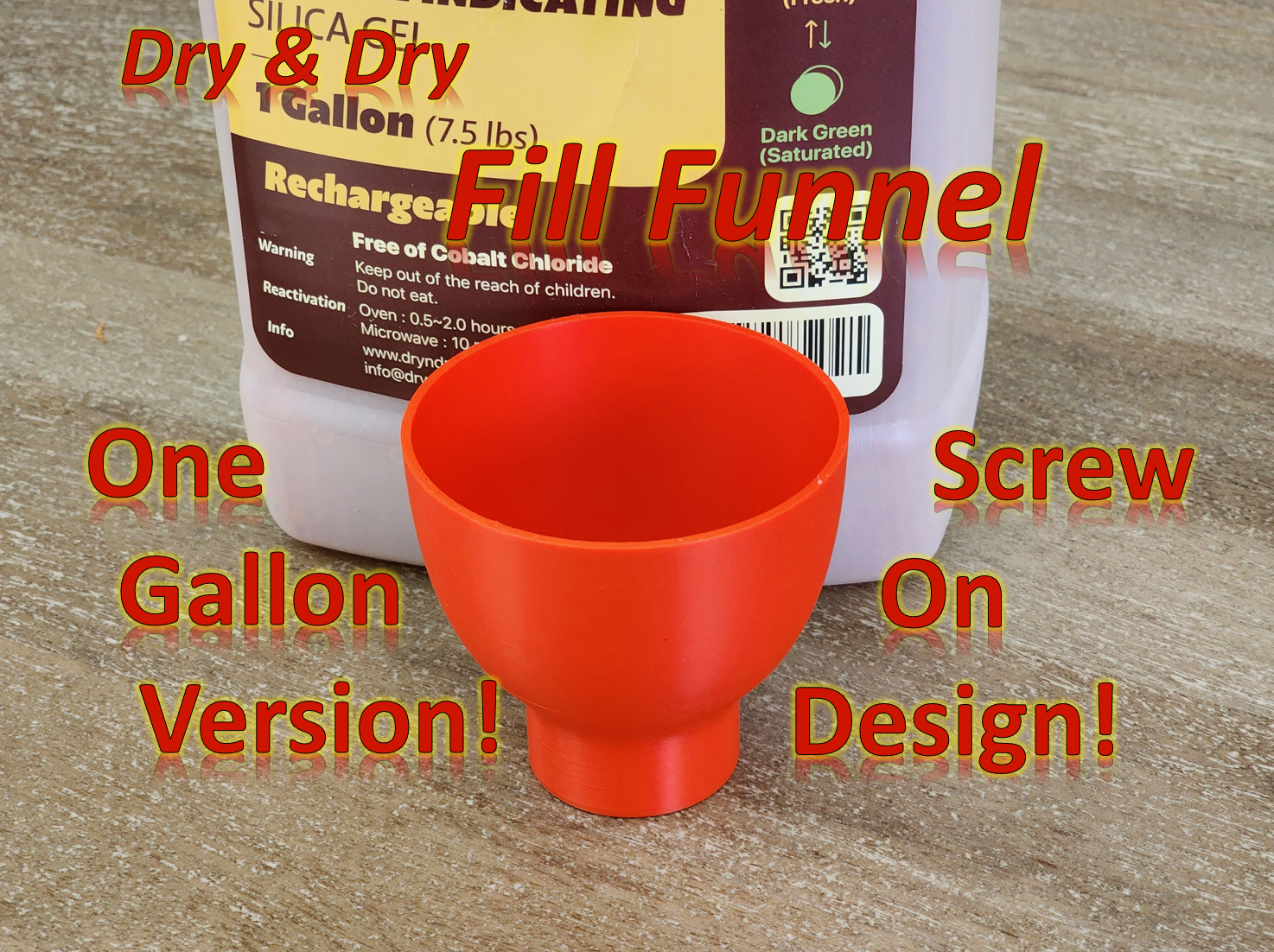 Dry & Dry 1 Gallon Fill Funnel