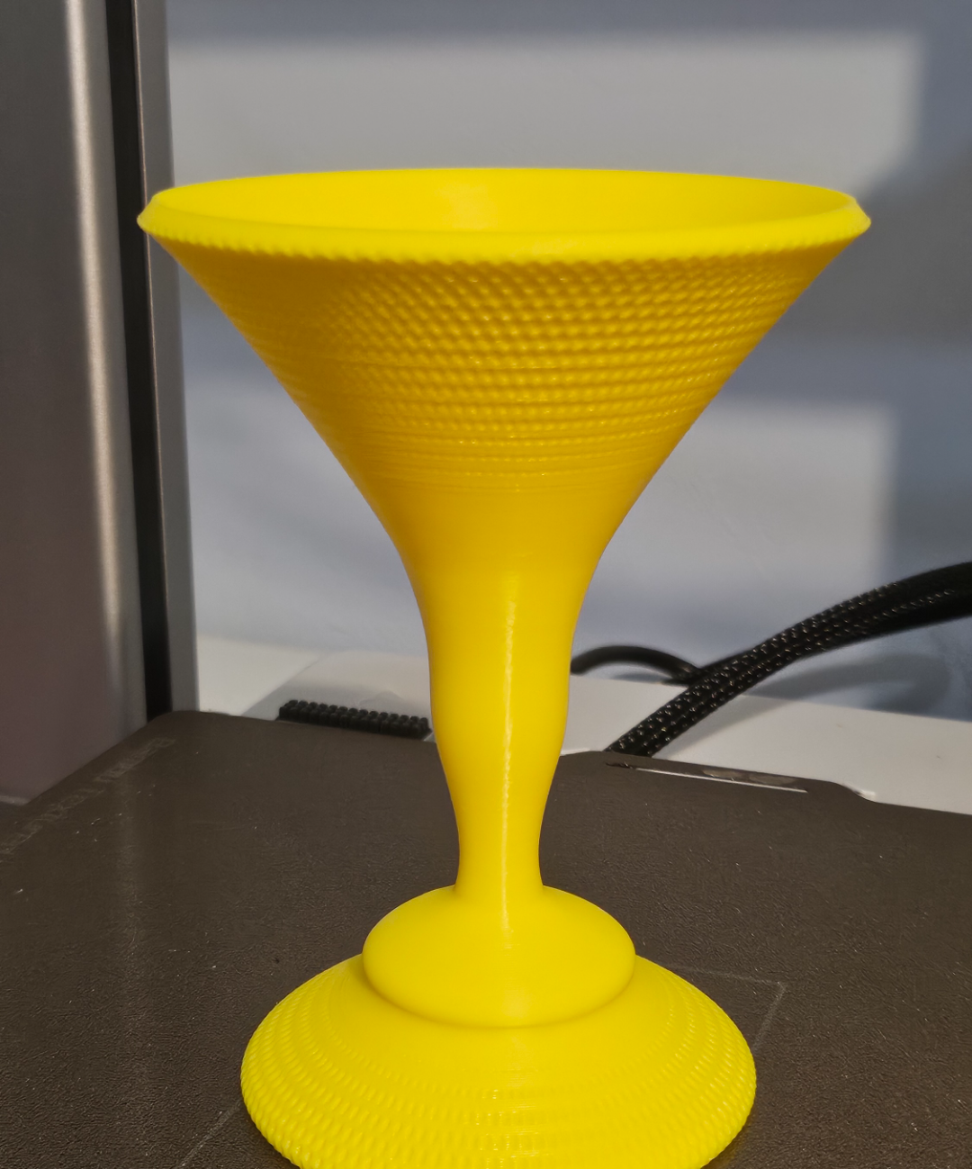 CHALICE WITH TEXTURED BOWL AND BASE