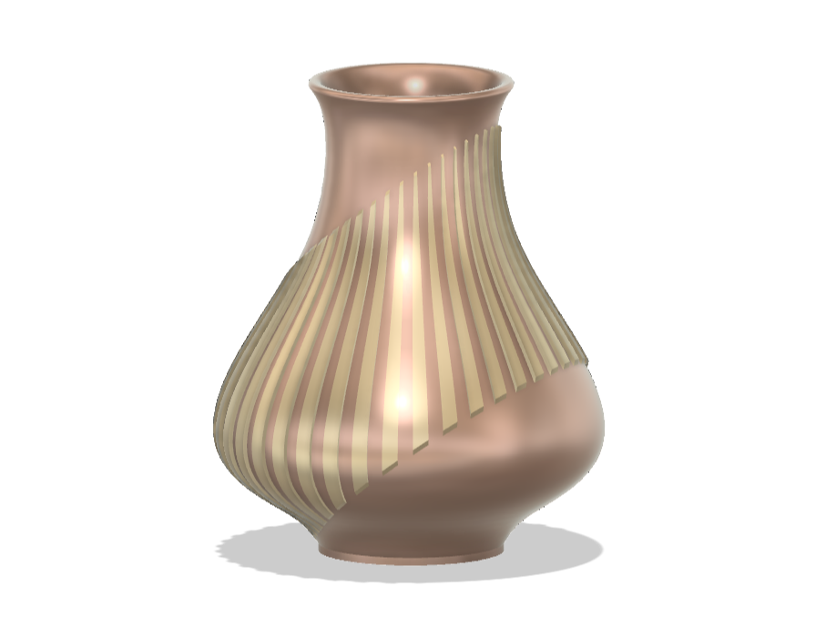 Smooth Stripes Vase
