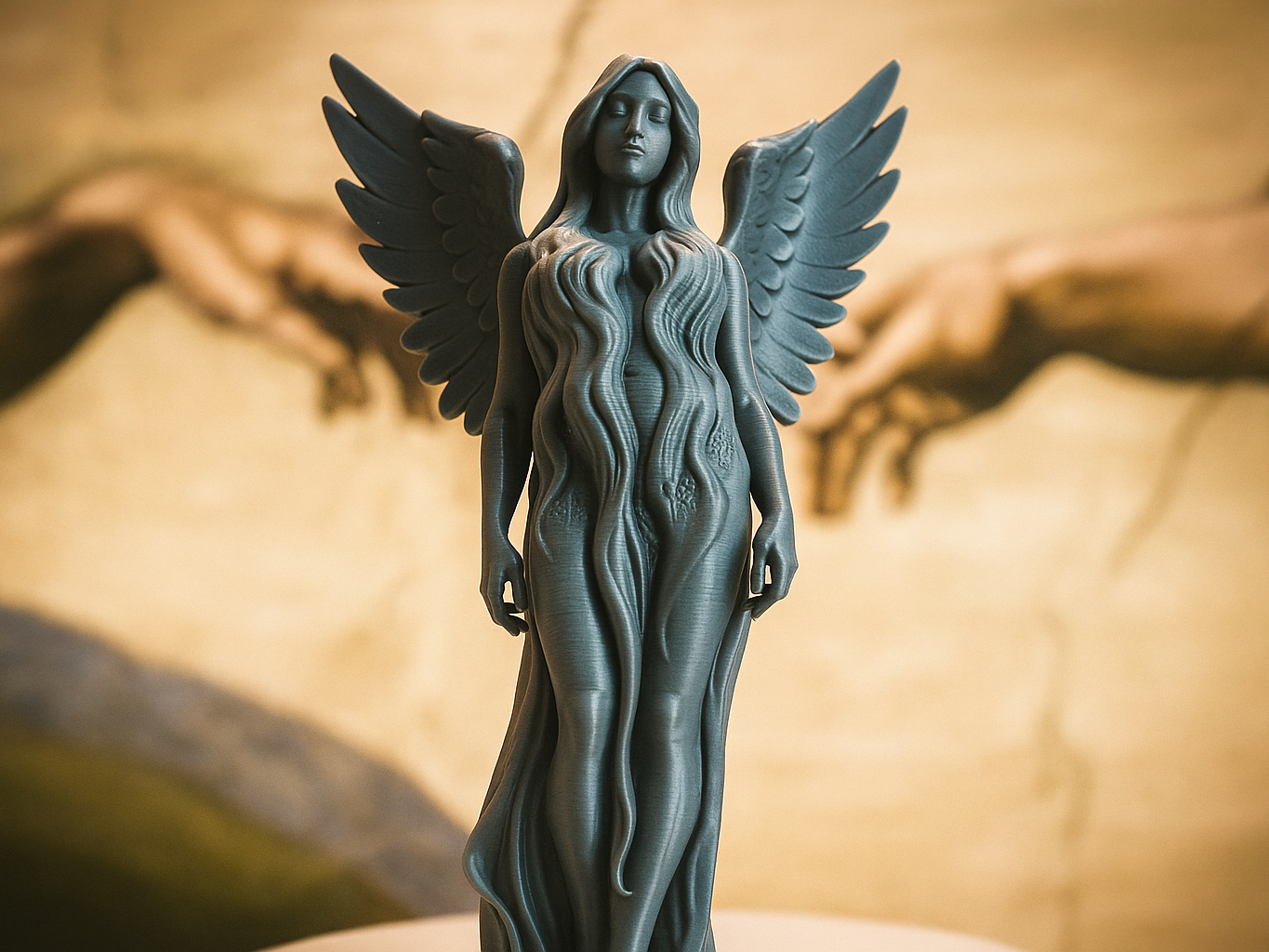 Angel Figurine – Detailed Decorative