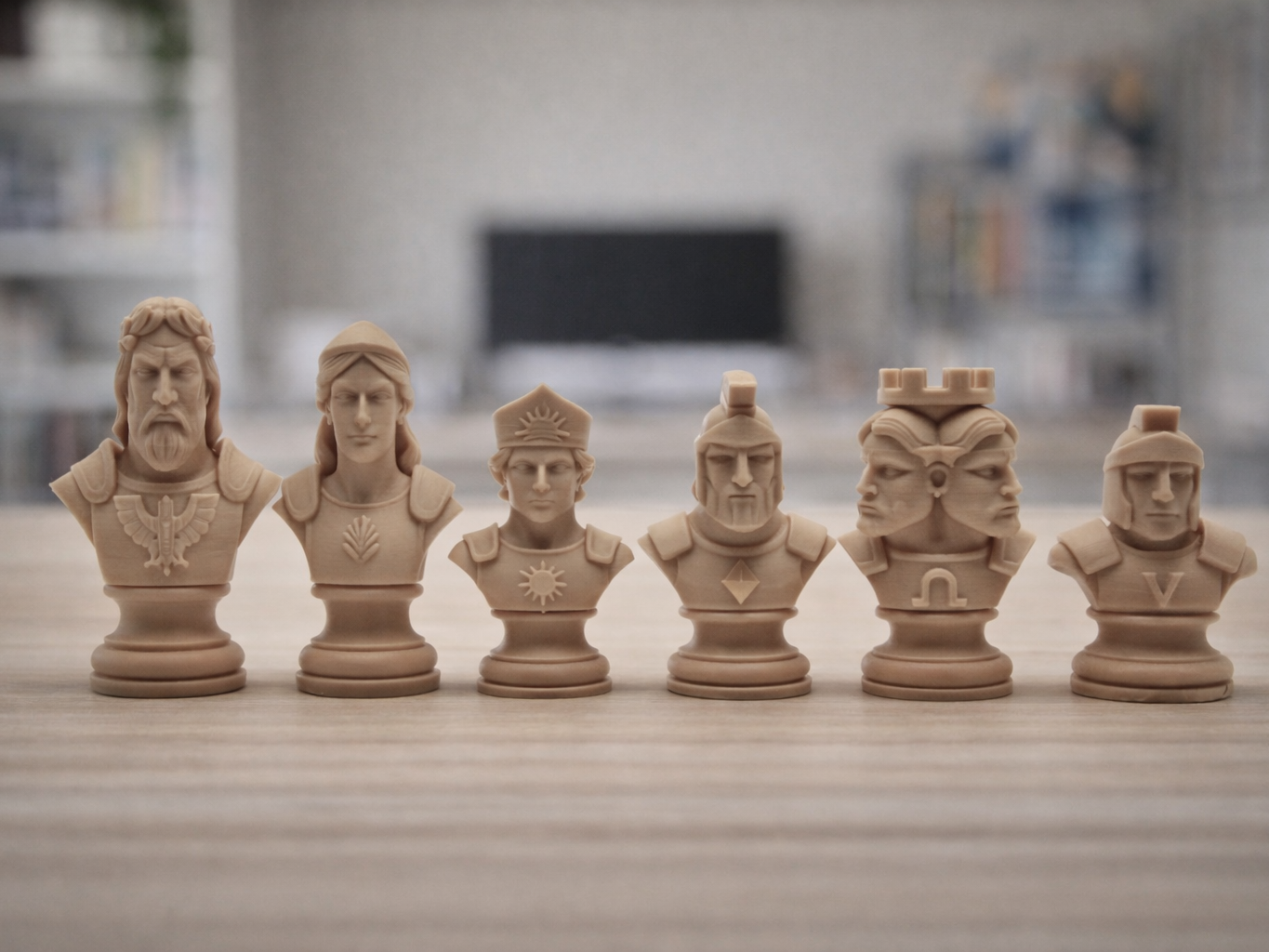 Roman Gods Chess Set