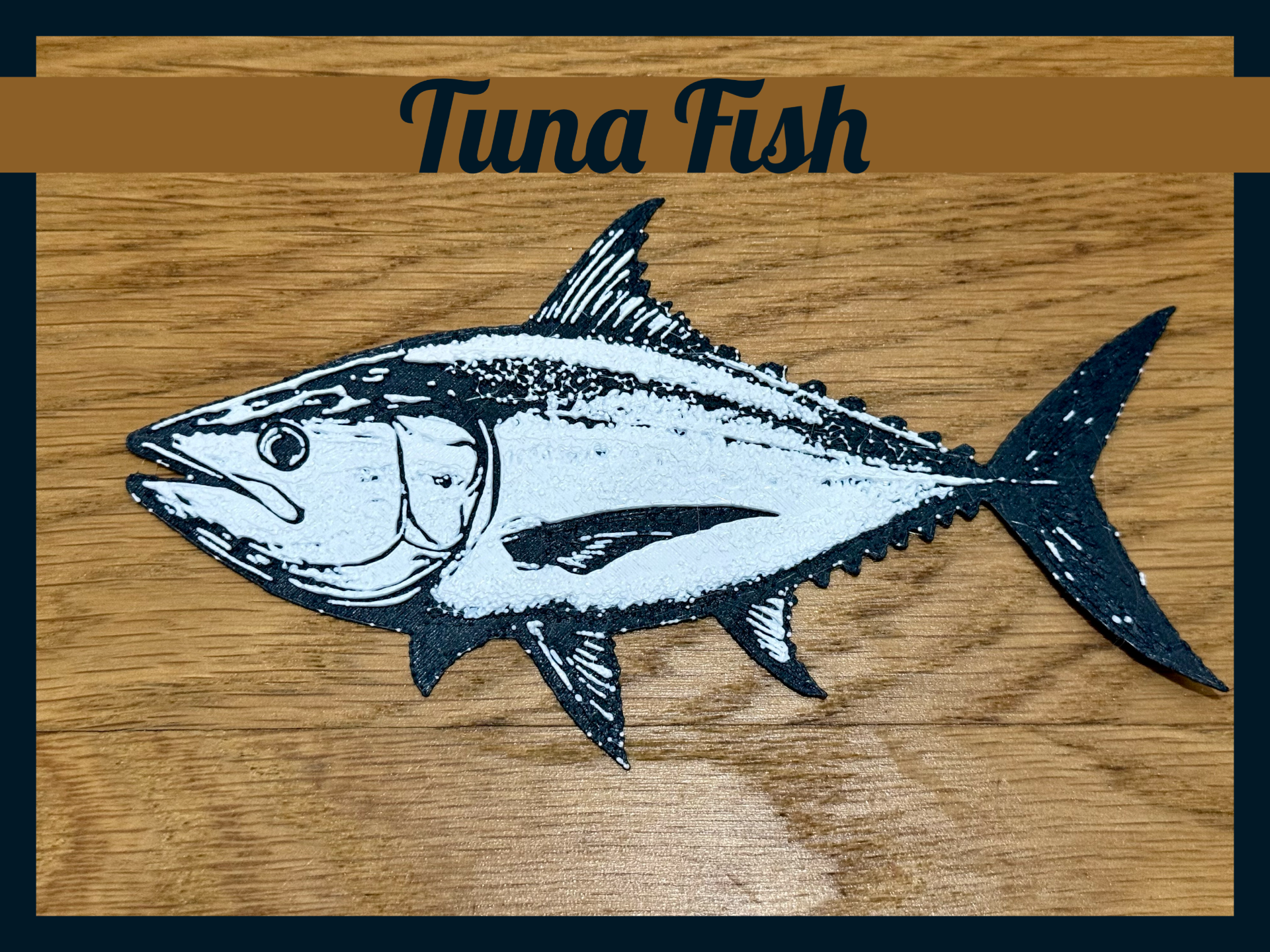 Tuna Fish side draw hueforge