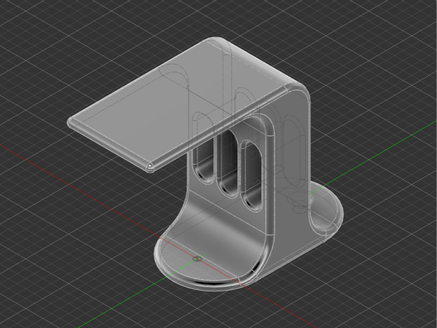 Surfboard hanger clip/holder for wall