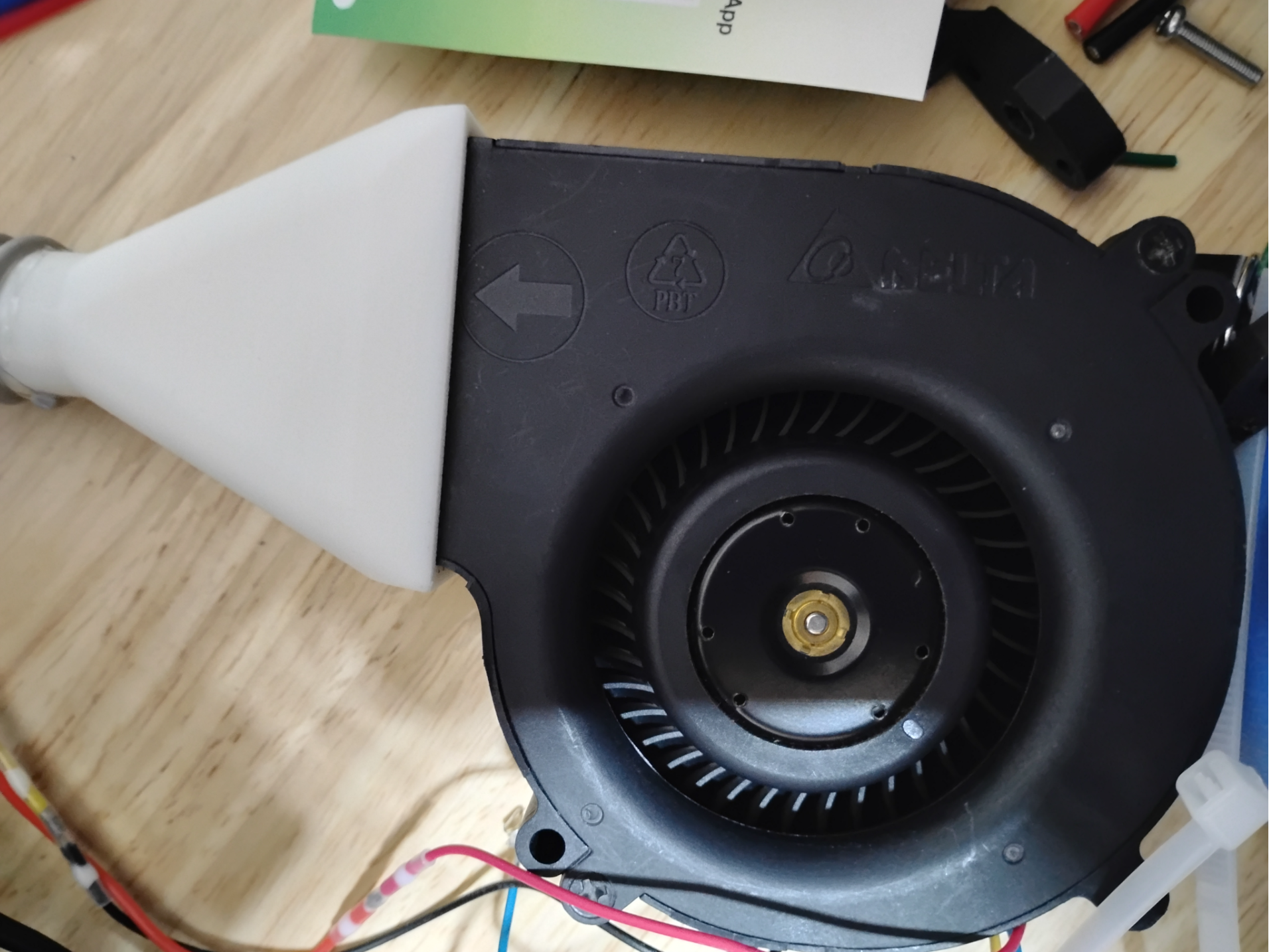 9733 Fan to 19mm ID Hose Adapter