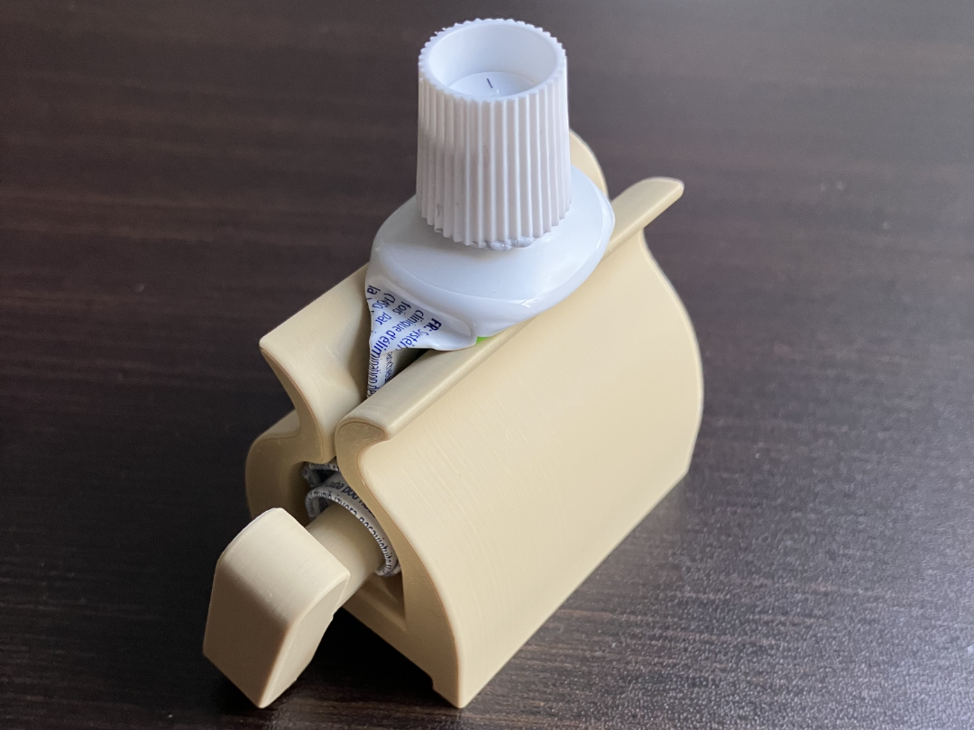Presse tube dentifrice élégant