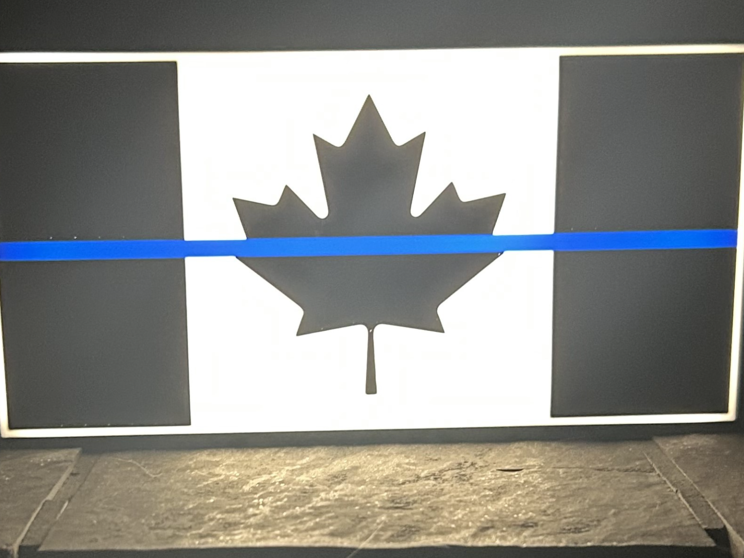 Canadian Thin Blue Line Lightbox