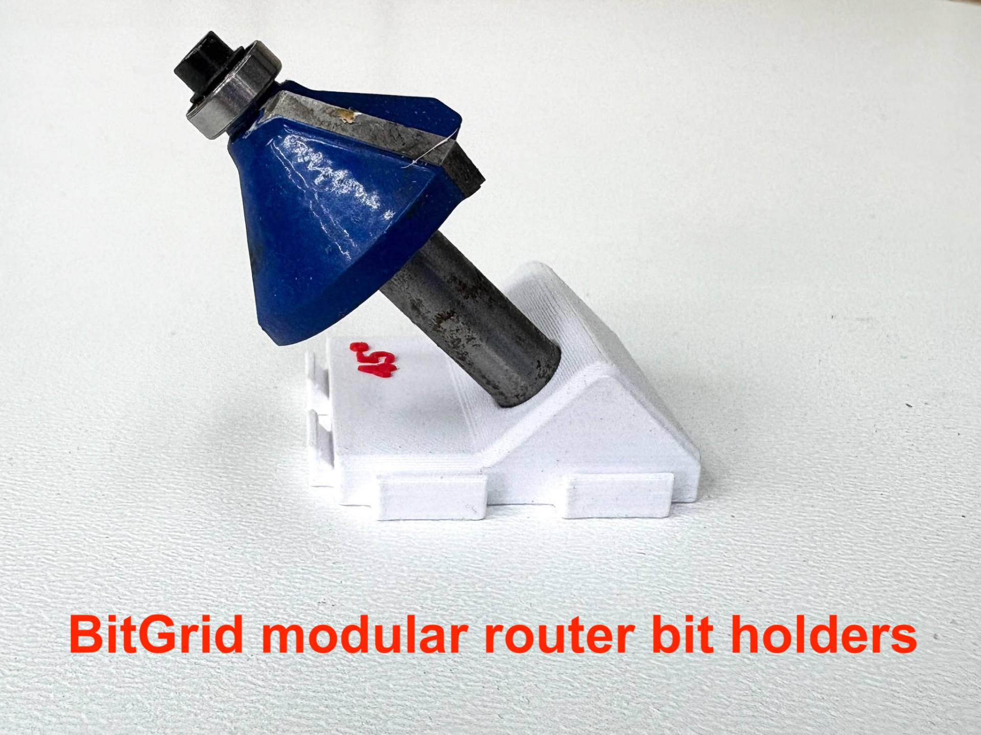 BitGrid modular router bit holders