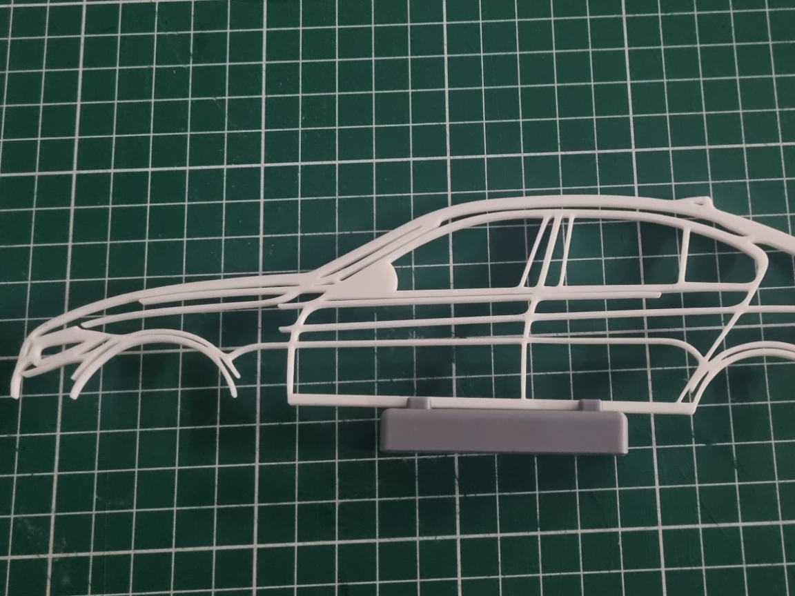 BMW F30 Line Art