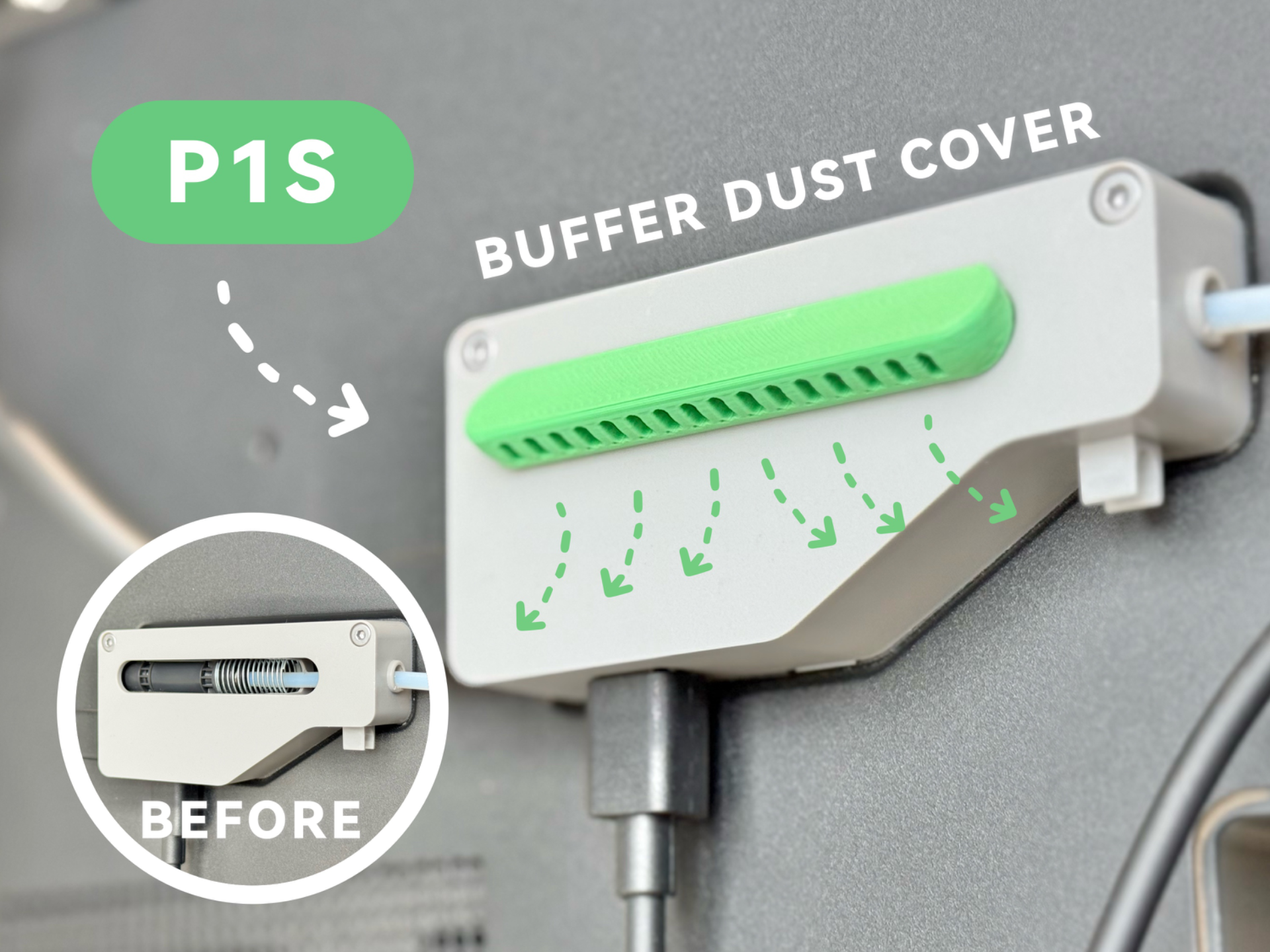 P1S AMS Buffer Cover