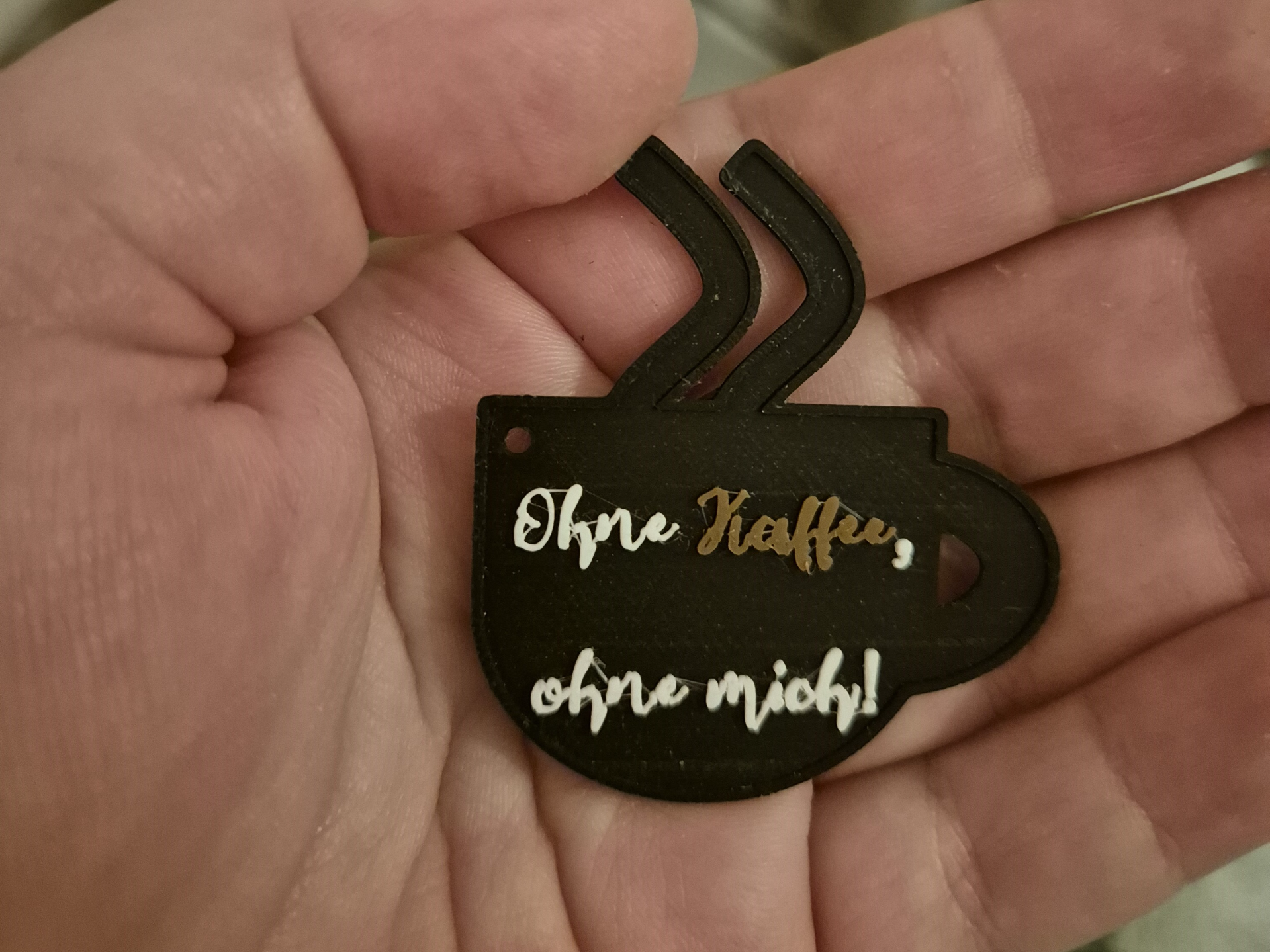 Kaffeetasse Schlüsselanhänger