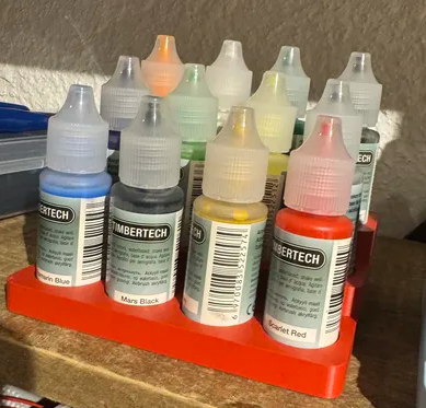 support biberon peinture