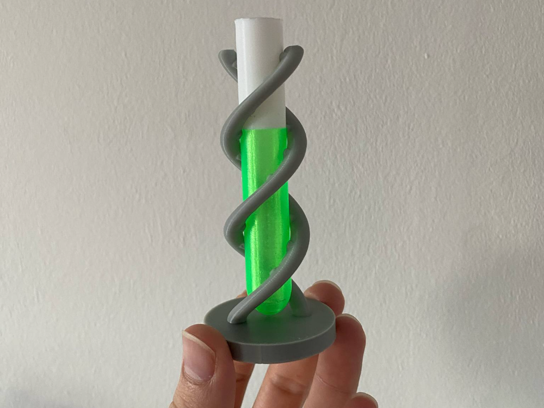 DNA Helix test tube holder
