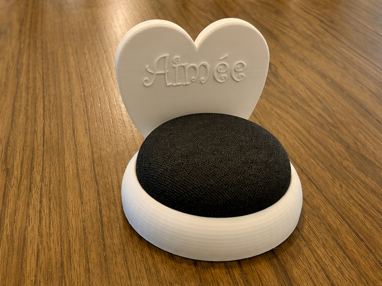 Google Nest Mini Holder,  Add your own name!!