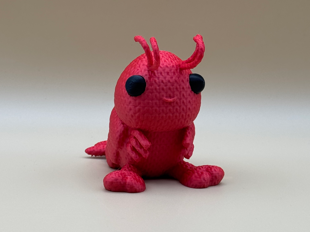 Cute Knitted Prawn