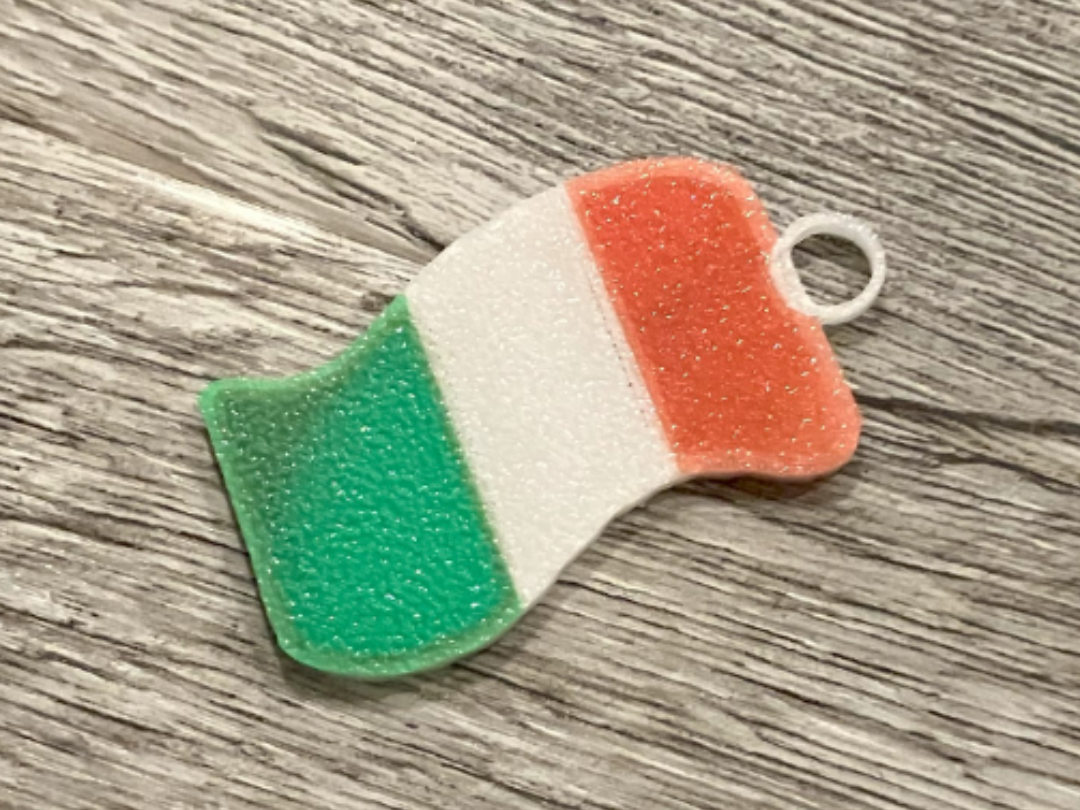 Italy Flag Keychain