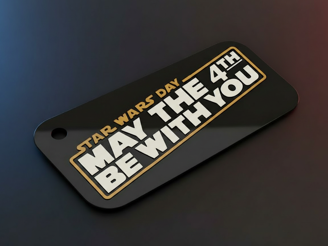 May The 4th Be With You - Keychain