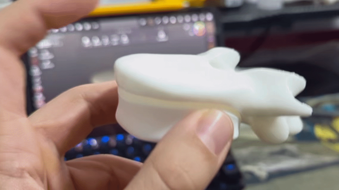 Vertebra fidget clicker
