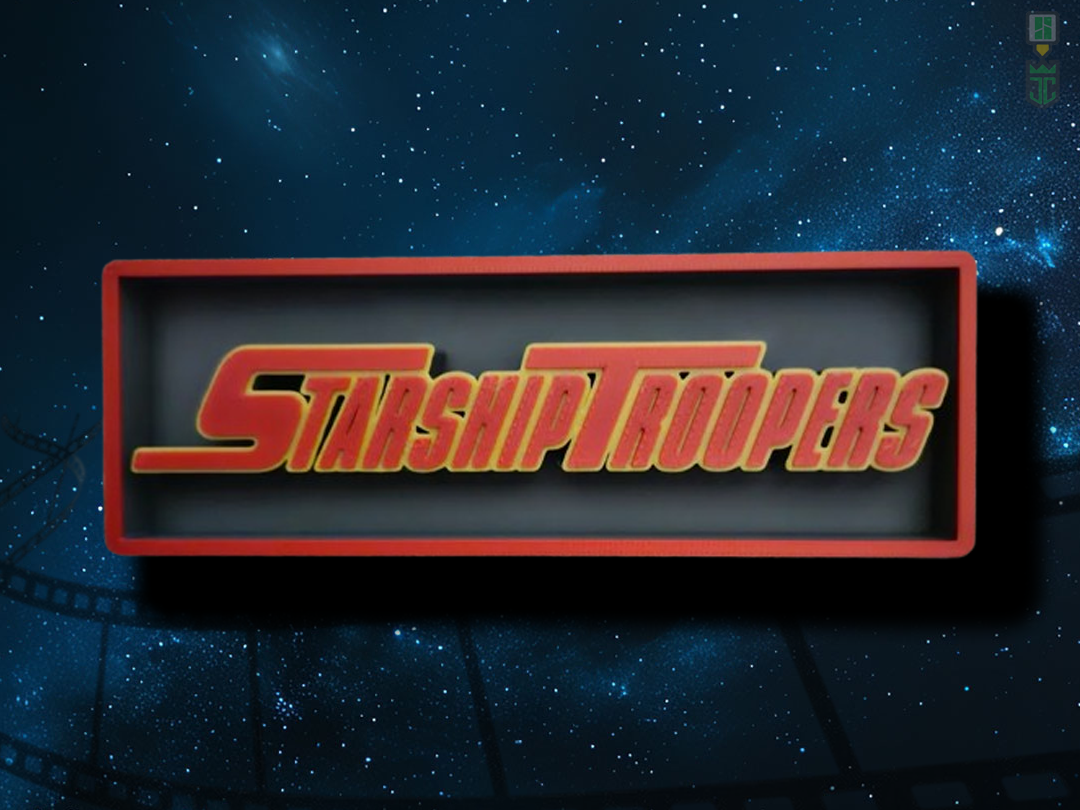 Starship Troopers Film Cinema Room Sign Logo Box
