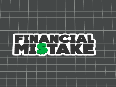financial mistake car badge