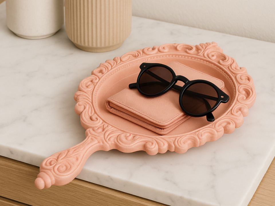 Baroque Catchall Tray Entryway & Vanity Organizer