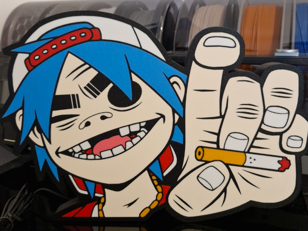 Gorillaz 2-D Lightbox