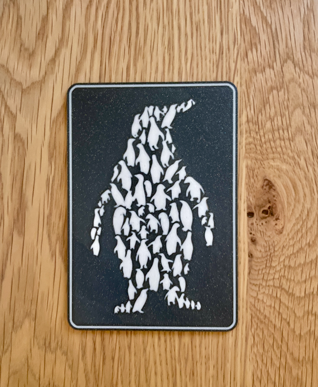 Penguin in penguin 2D wall art