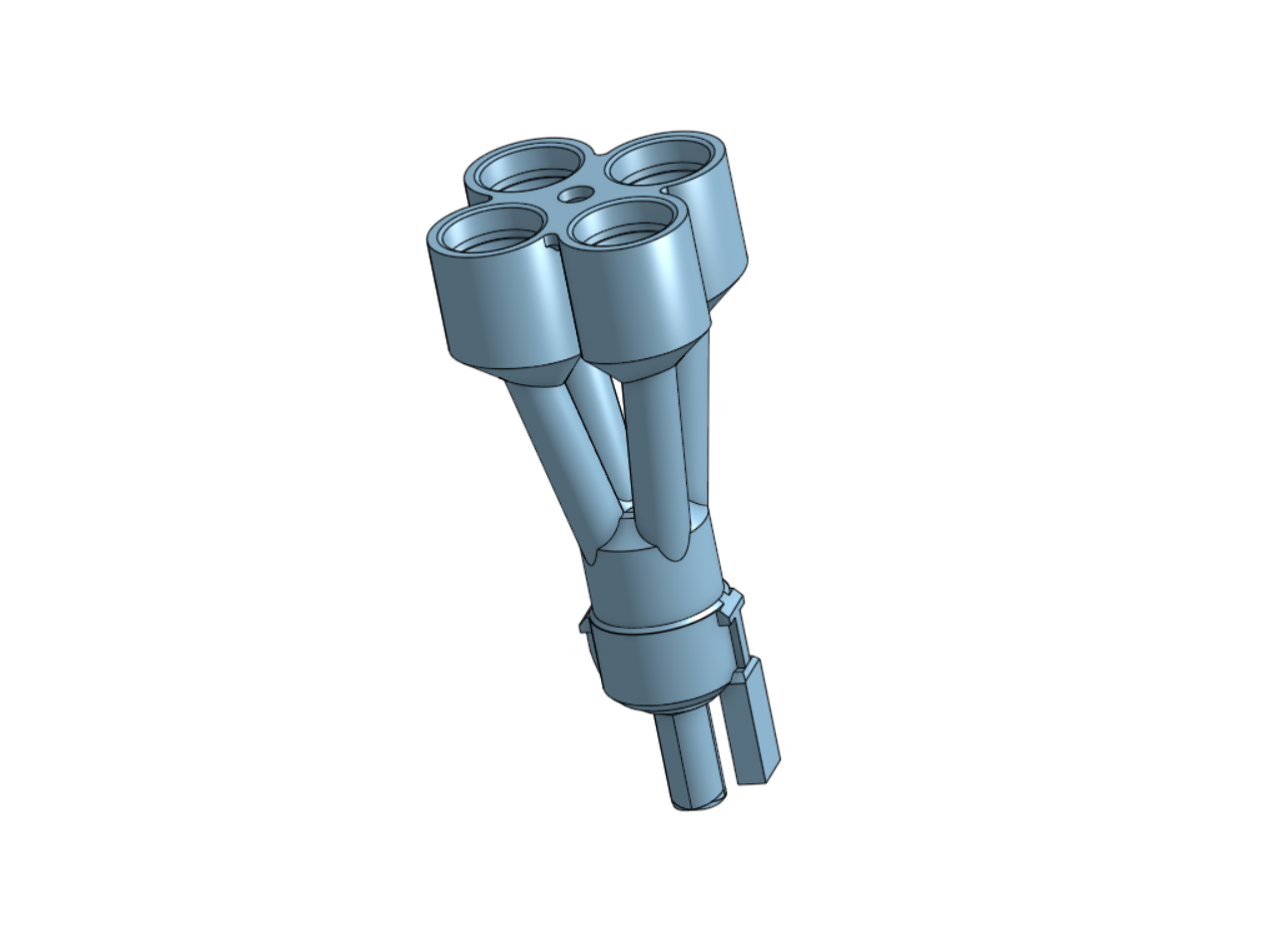A1 AMS Lite Hub for external spool (quick release)