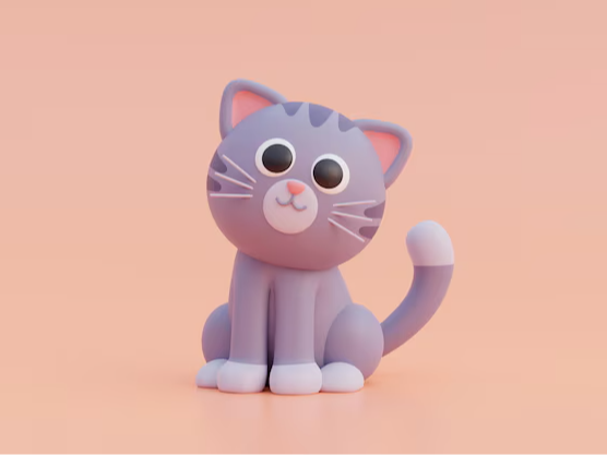 3d cat