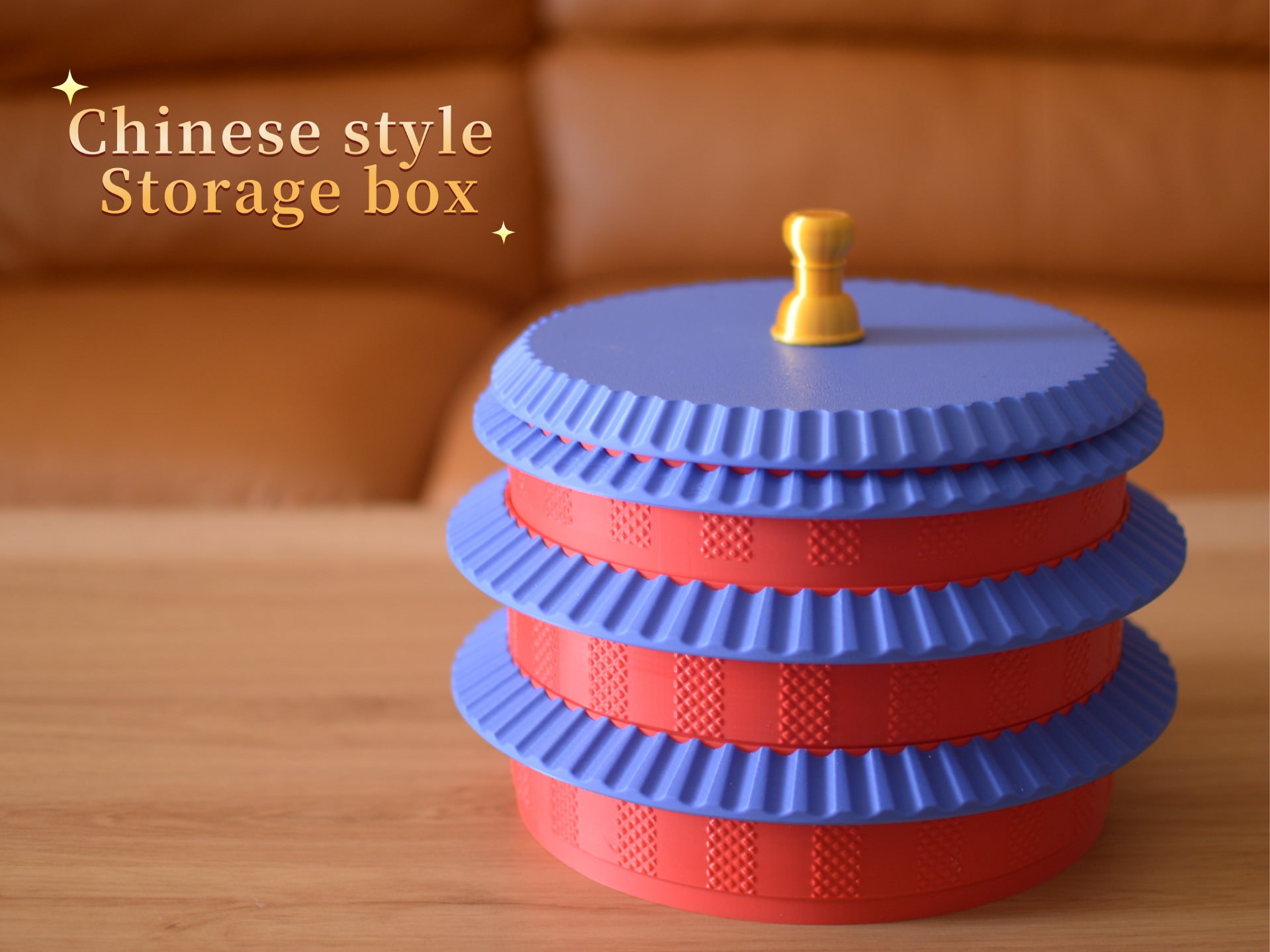 Storage box in the style of Chinese palaces