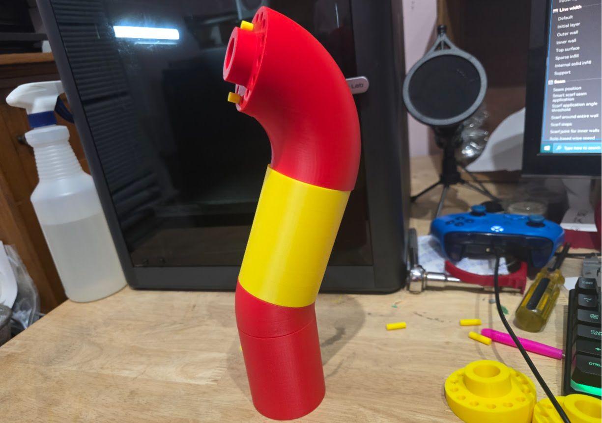 Exhaust bend mockup modeling bends