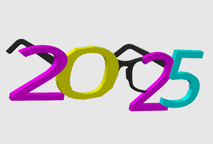 2025 New years galsse