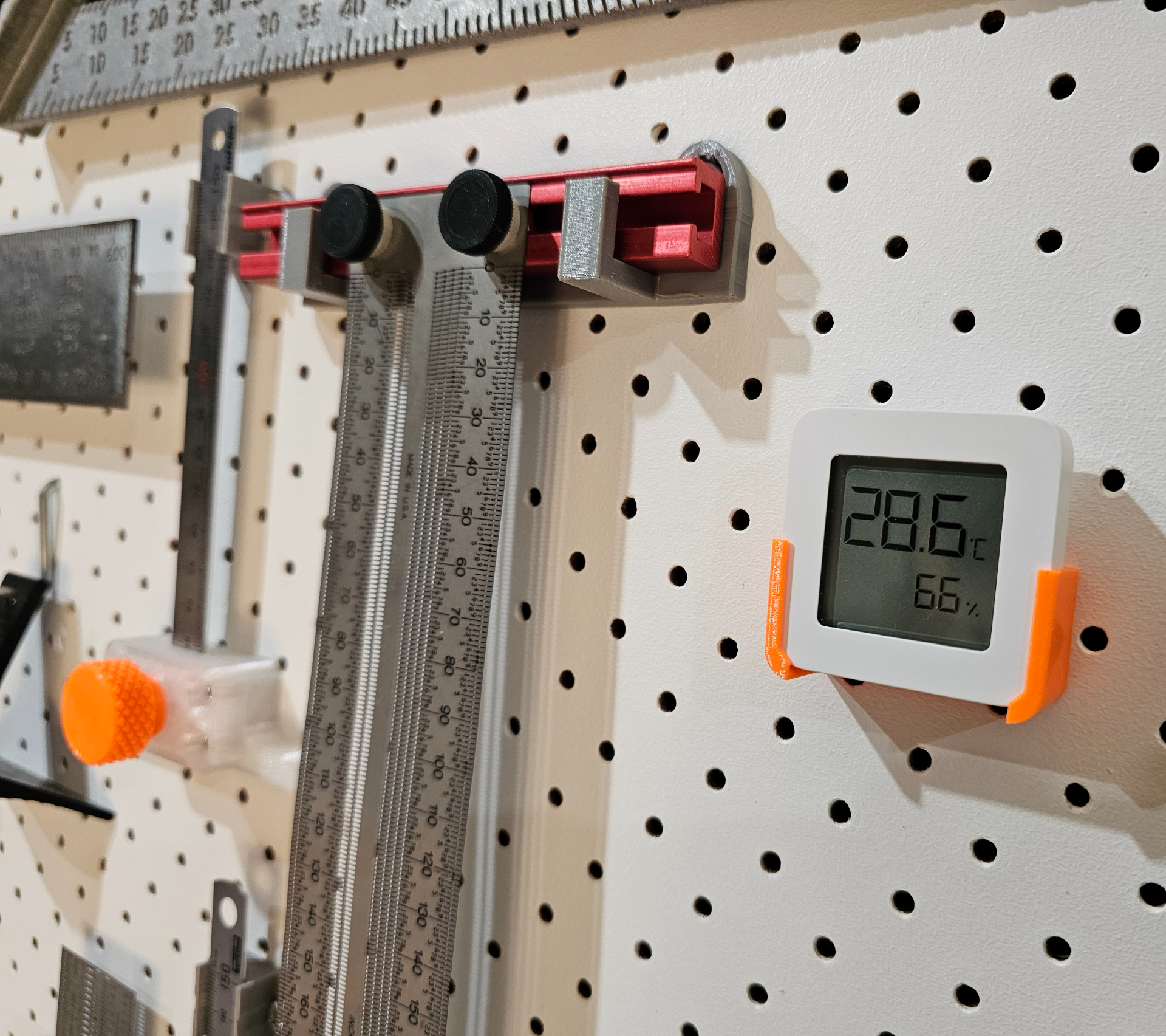 Pegboard Xiaomi Mijia Temp & Humidity Sensor Mount