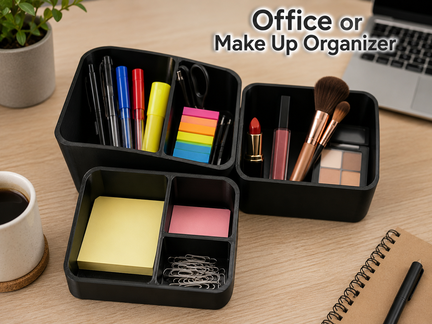 Modular Home Office or Make Up Organizer