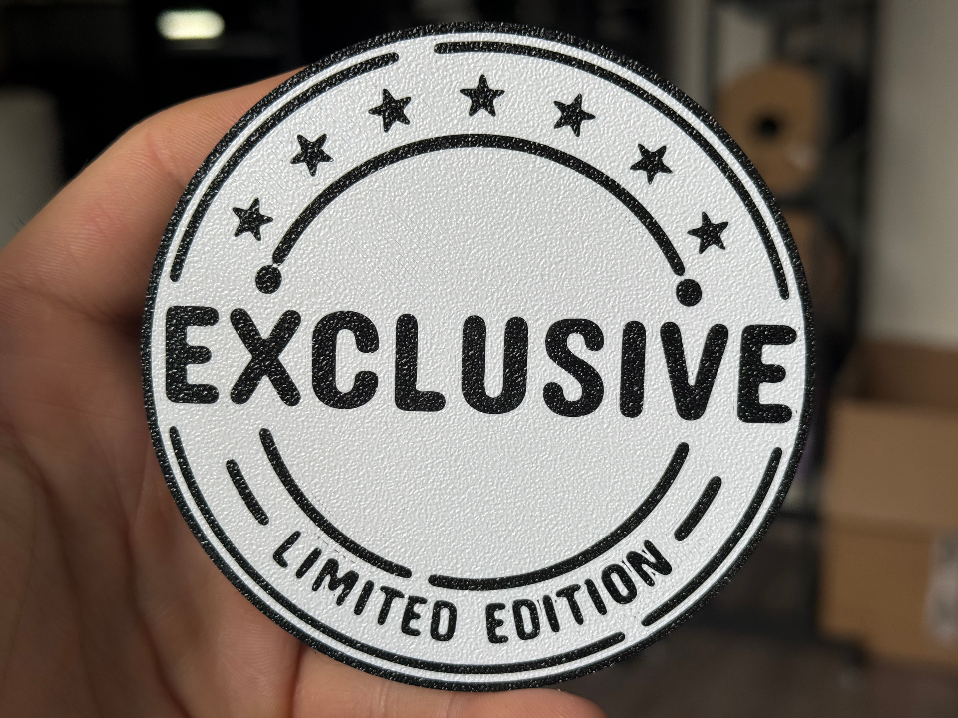 Exclusive coaster