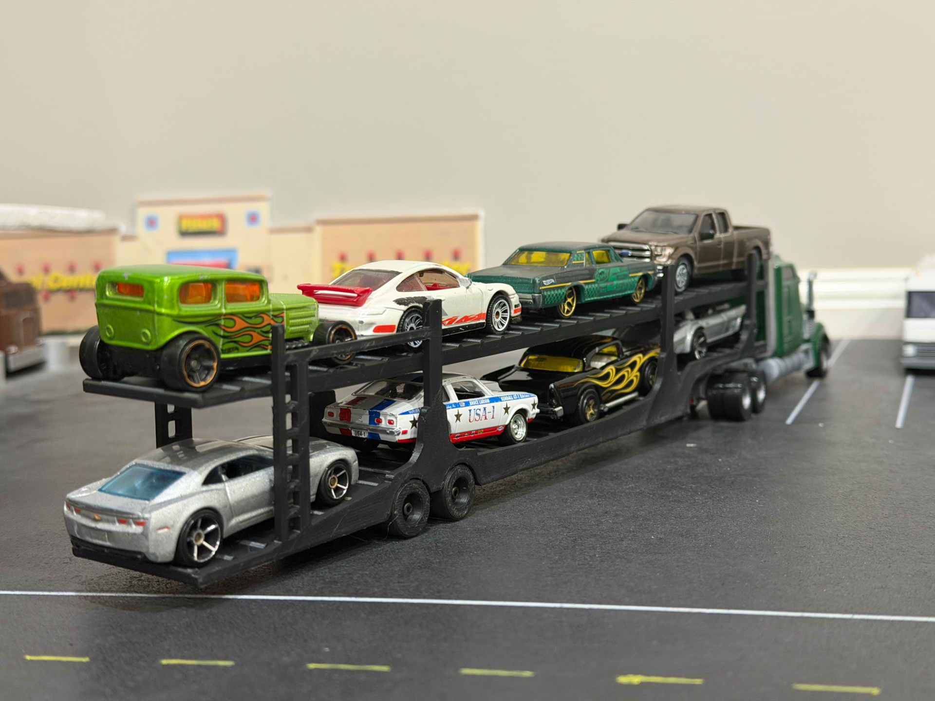 1-64 Car Transport Trailer