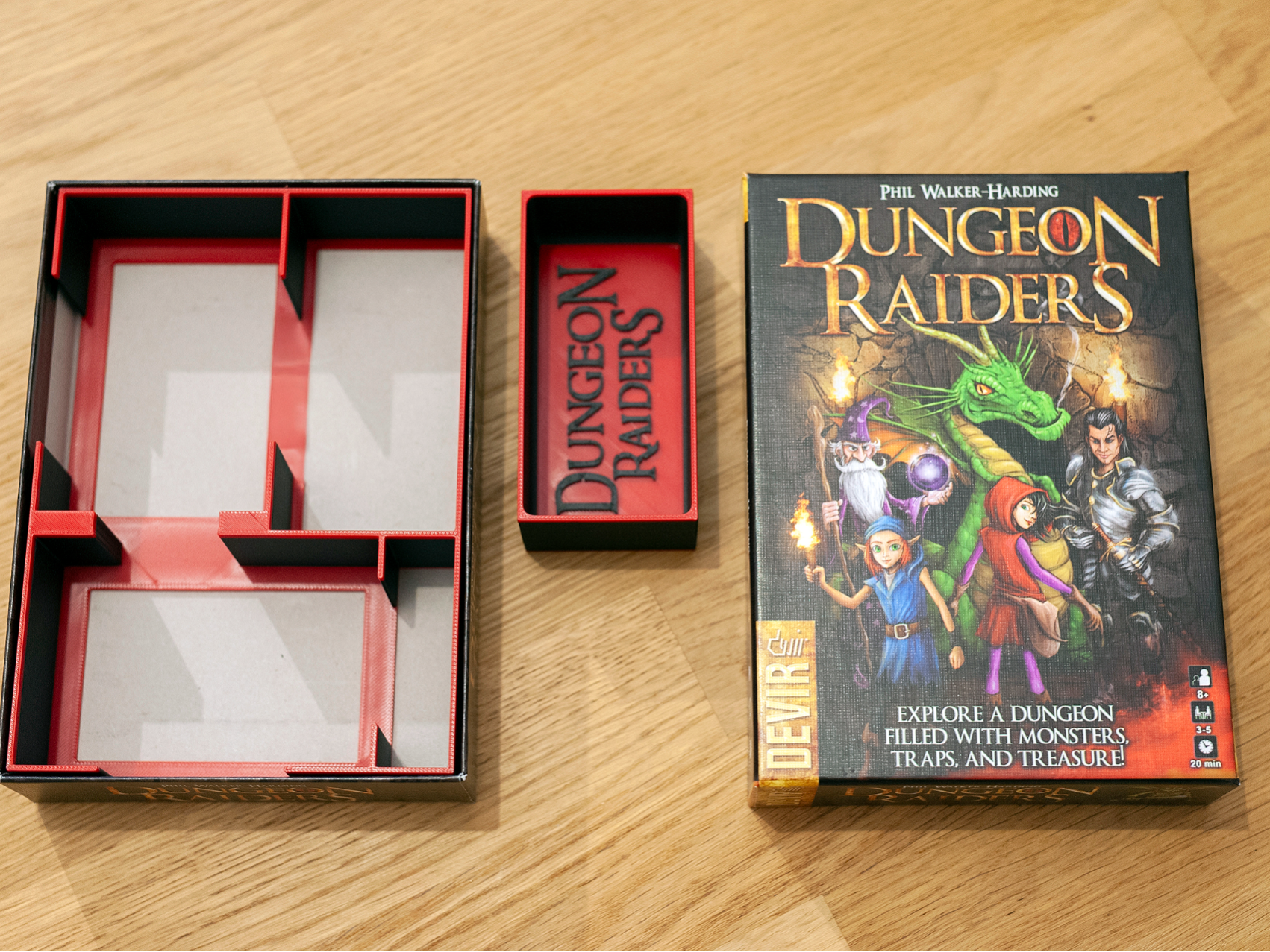 Dungeon Raiders Cardgame Insert