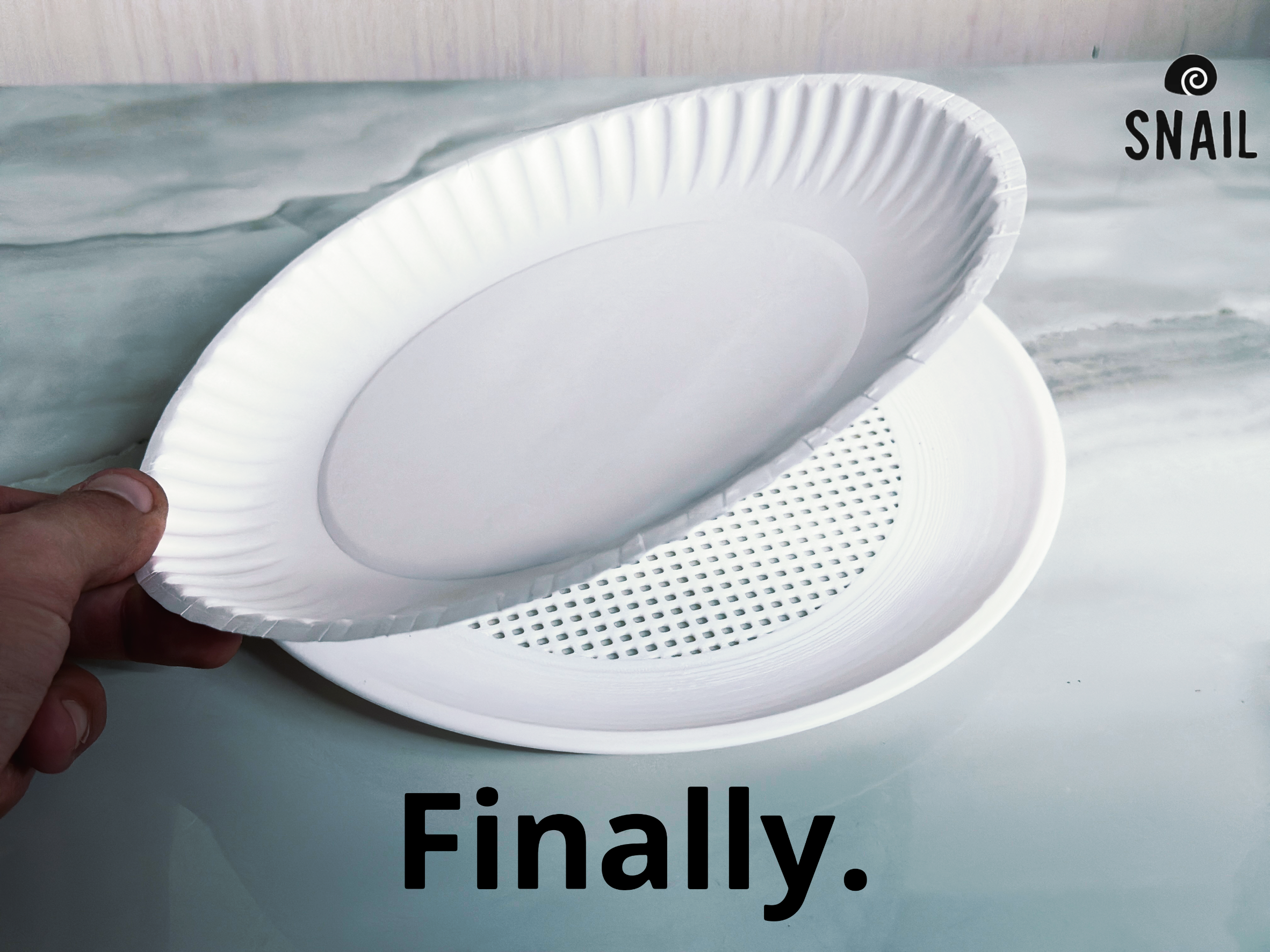 Paper Plate Holder. Paper Plate Support Tray.