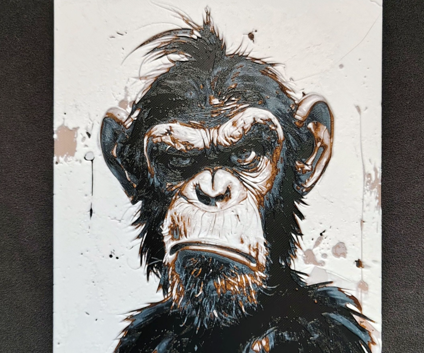 Chimpanzee HueForge
