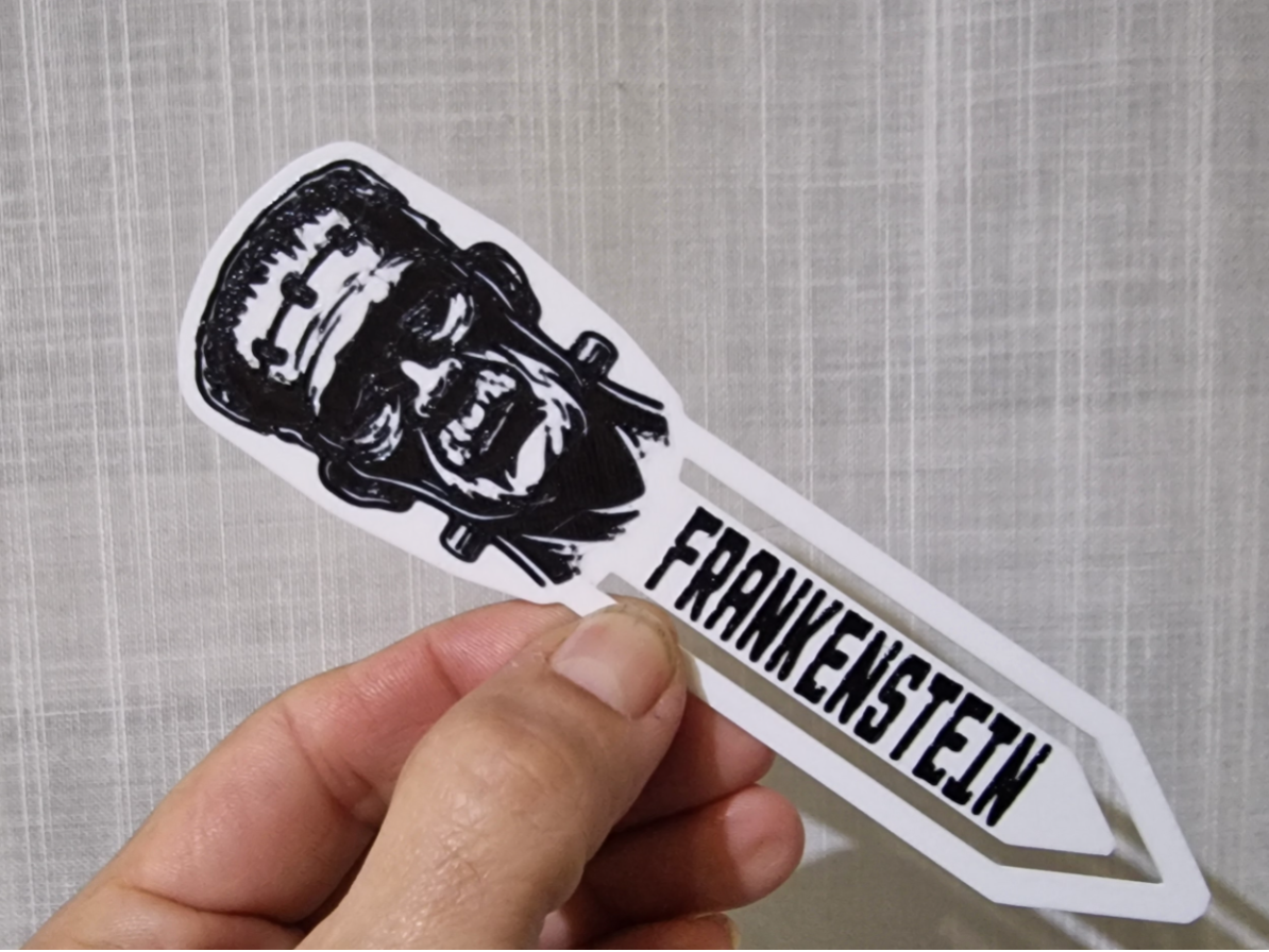 Frankenstein 02 bookmark Marcador de libros