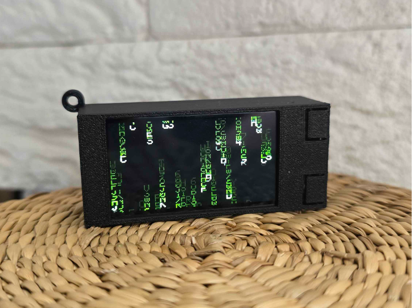 LilyGo T-Display S3 case with keychain and battery