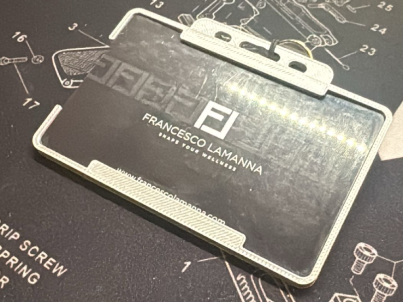 Keycard / ID Card Holder Orizontal version