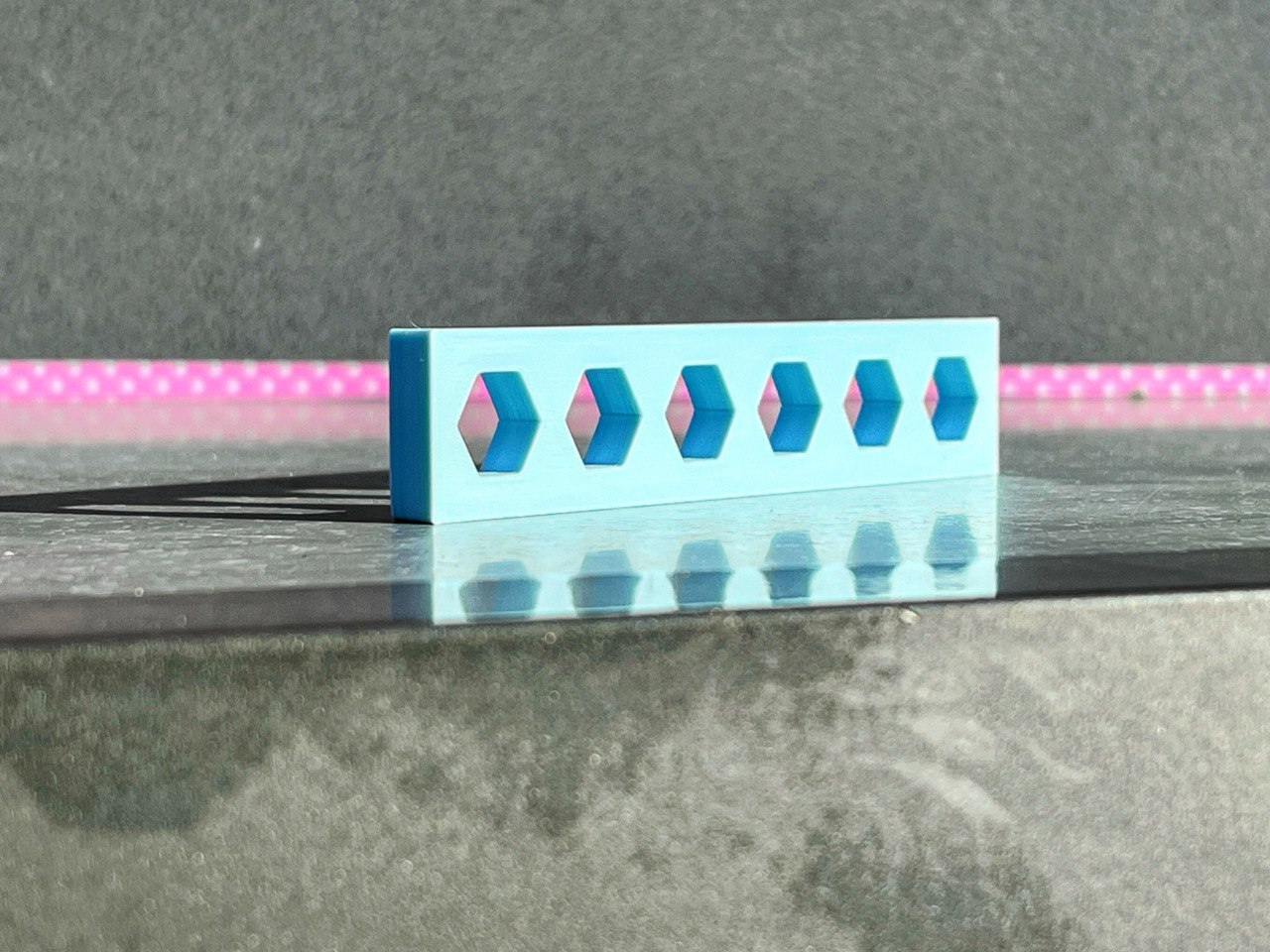 block for the kapla system with hex holes