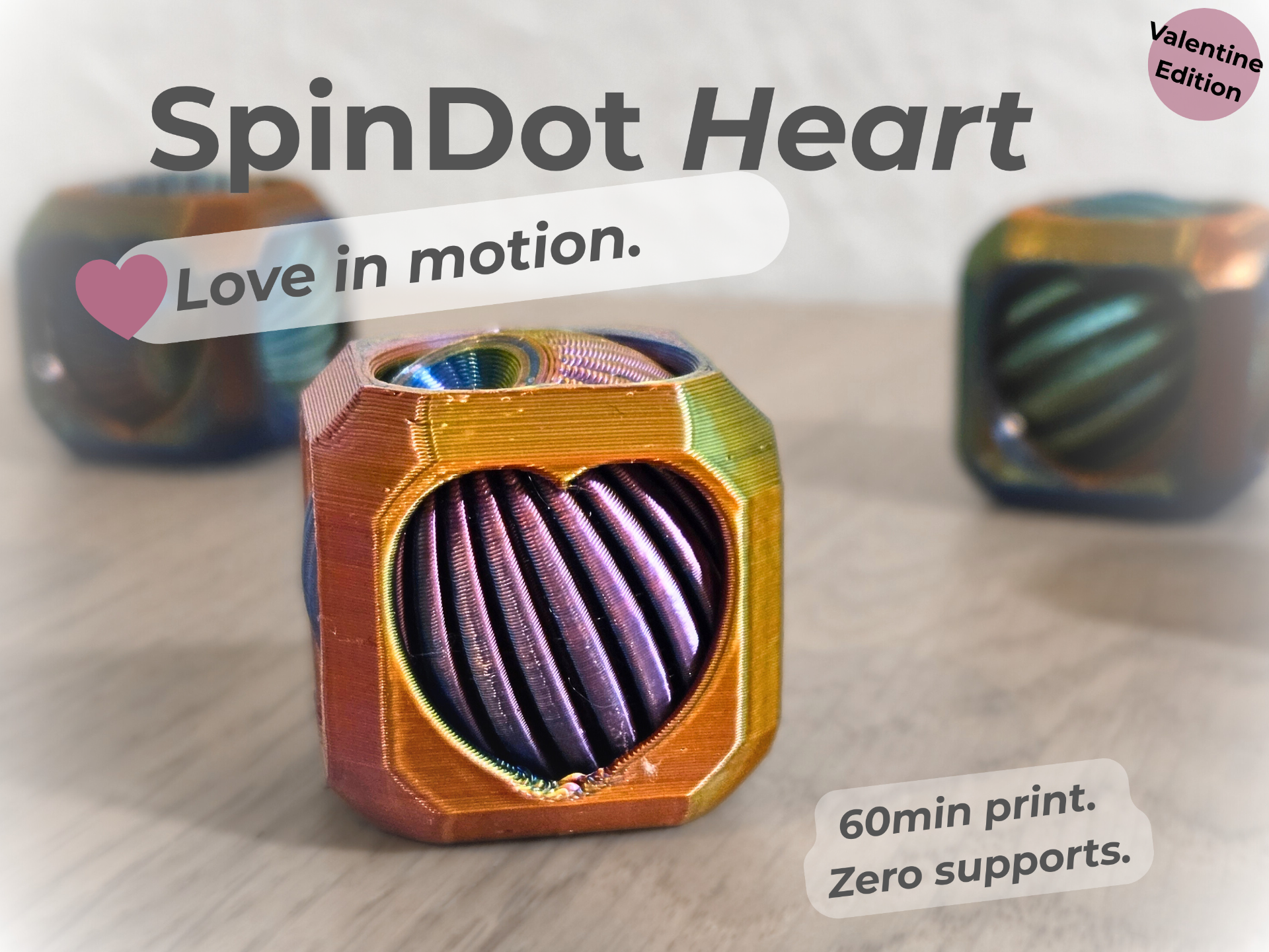 SpinDot Heart – Valentine Edition