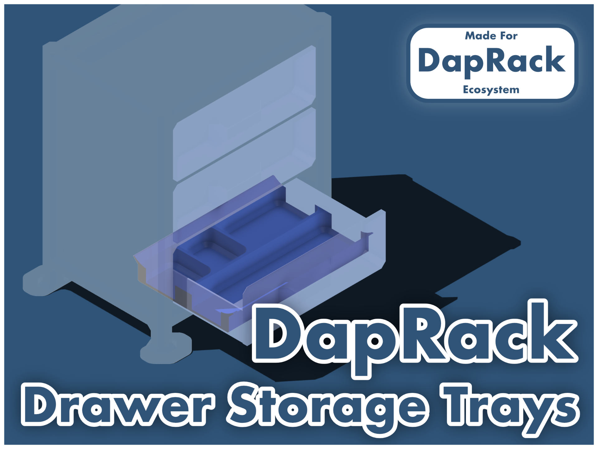 DapRack Drawer Storage Trays - Drawer Organizers