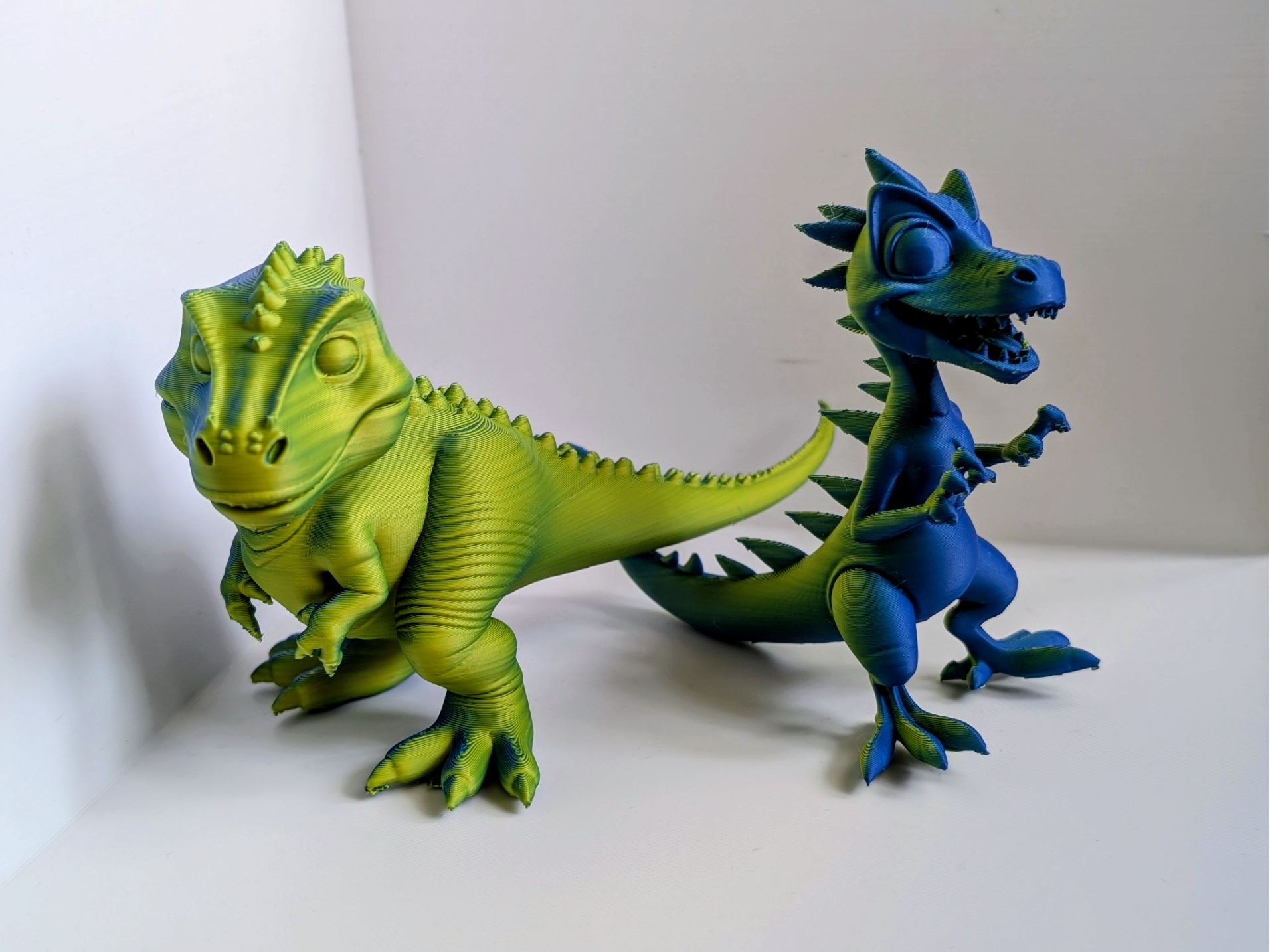 Cartoon & Realistic Dinosaur Figurines