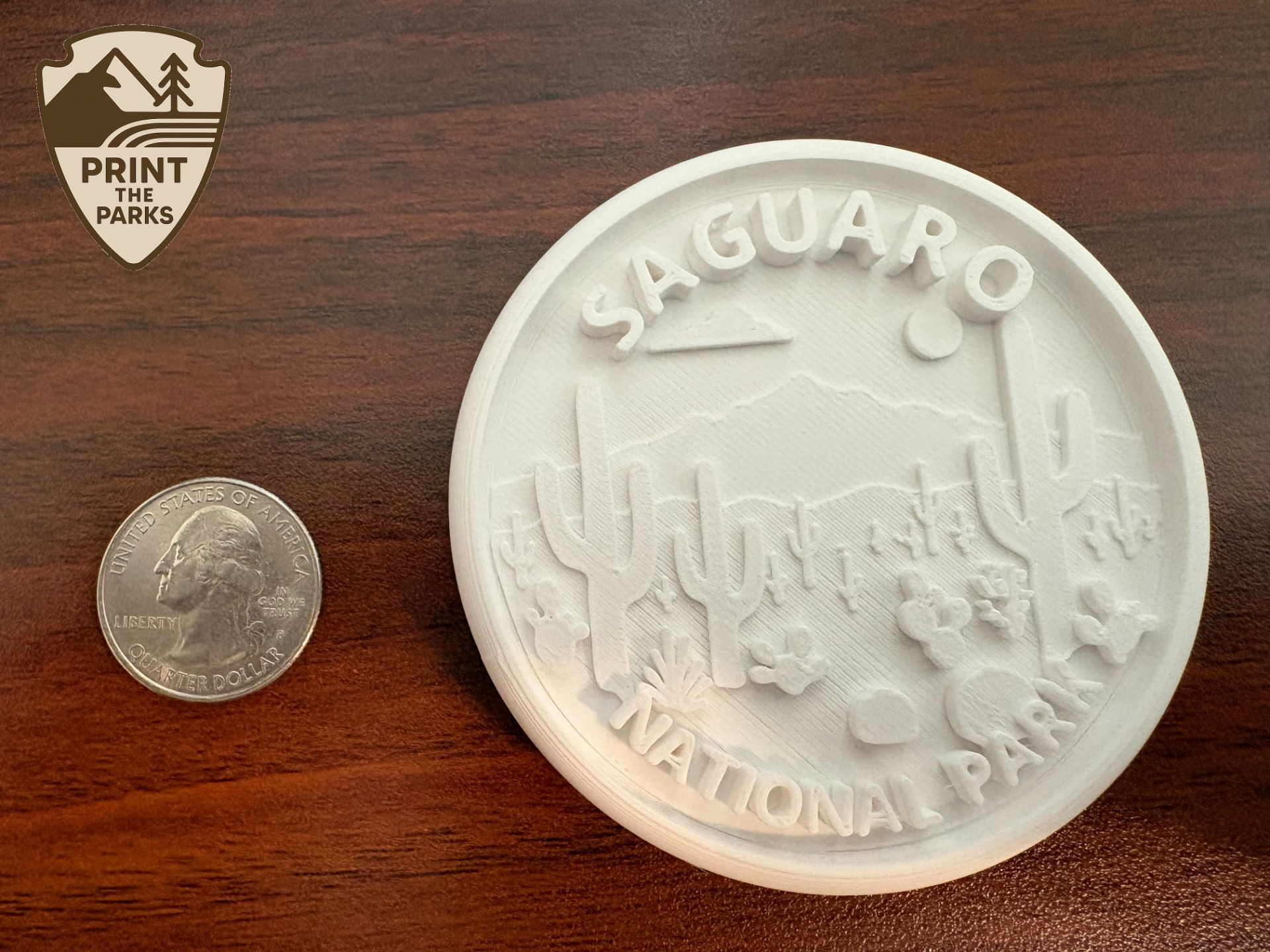 Saguaro National Park Medallion