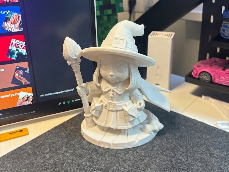Magical Wizard Girl | Chibi Witch Figurine