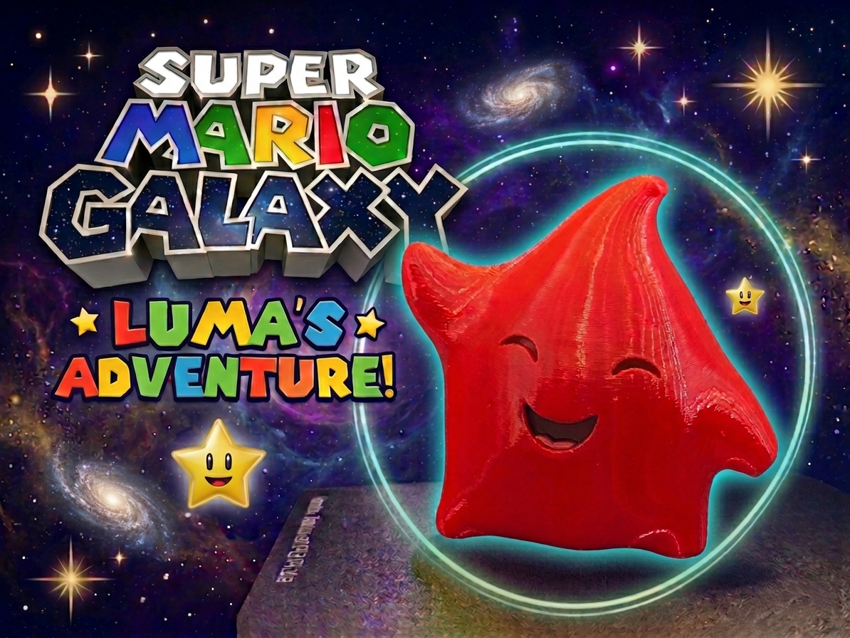 Luma Stern – Super Mario Galaxy 3D-Druck RED